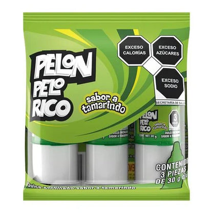 Pelon Pelorico Tamarind Spicy Candy 3-Pack 3oz