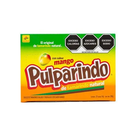 Pulparindo Mango Tamarind Candy Large 20 Pieces