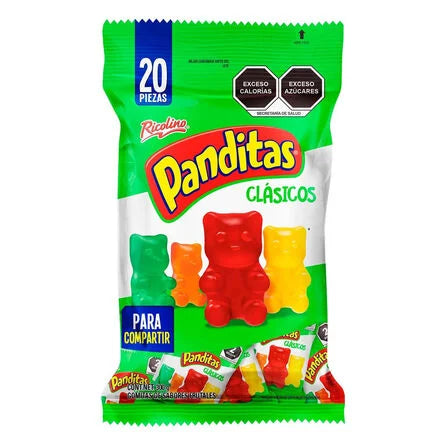 Ricolino Mini Panditas Gummies 20 Pieces