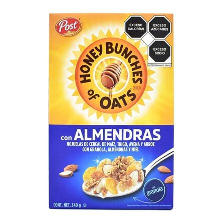 Post Honey Bunches of Oats Almond Cereal Box 12oz