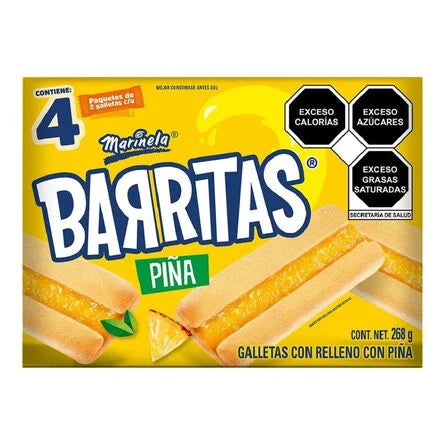 Marinela Pineapple Barritas Cookies 9.45oz