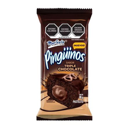 Bimbo Marinela Pingüinos Triple Chocolate 2.82oz