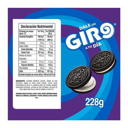 Gamesa Giro Cookies 8oz