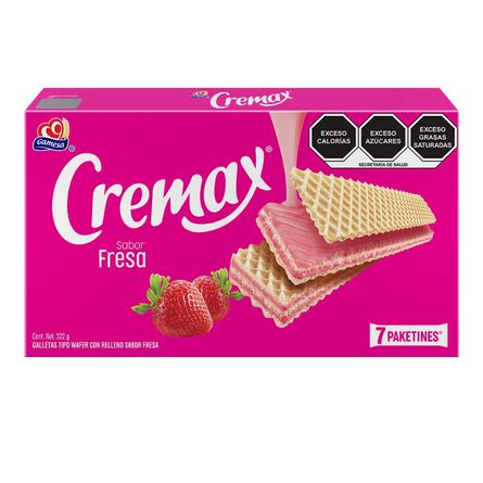 Gamesa Cremax Strawberry Cookies 11.36oz