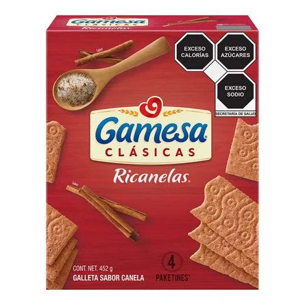 Gamesa Ricanelas Classic Cinnamon Cookies 16oz