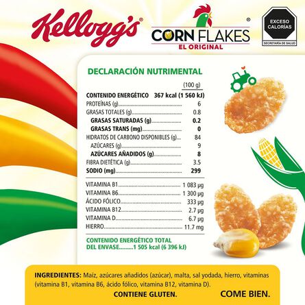 Corn Flakes Cereal Original Kellogg's 14oz