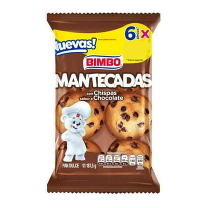 Mantecadas Bimbo Chocolate Chip 6 Pieces