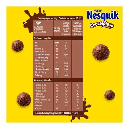 Nestlé Nesquik Chocolate Flavor Cereal 21oz