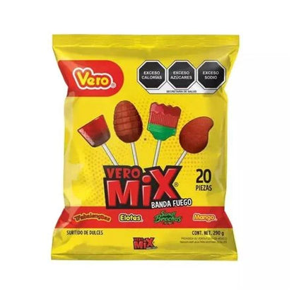 Vero Mix Fuego Lollipops 20 Pieces