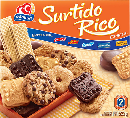 Gamesa Surtido Rico Cookies 15oz