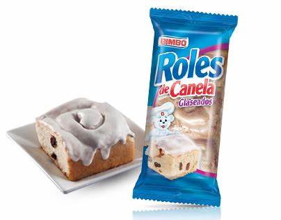 Bimbo Roles Glazed Cinnamon Rolls 7.2oz